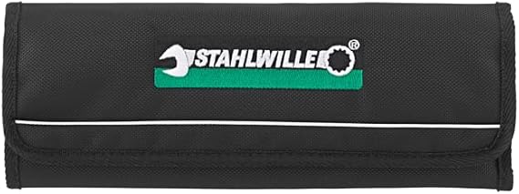 Stahlwille 96400813 Combination Wrench, Ring Head Angled at 15 Degree, Chrome Alloy Steel, Chrome Plated, Has Anti Slip Drive, Set of 6