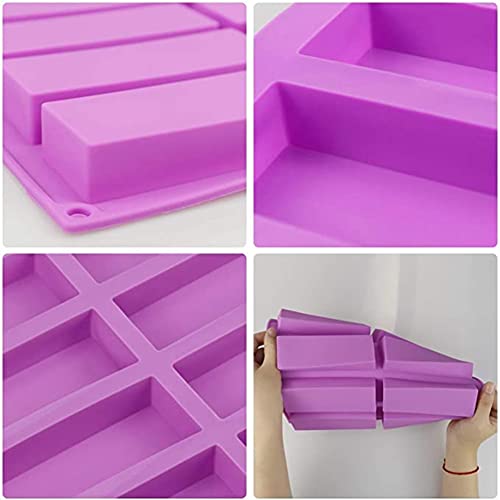 Molde de silicona rectangular para chocolate tarta de queso y cornbread casero 6