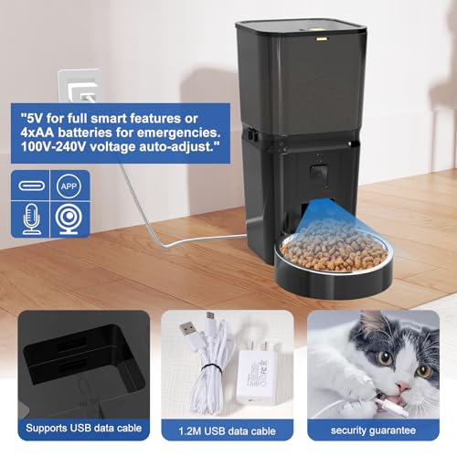 Smart Pet Feeder with Camera and Audio