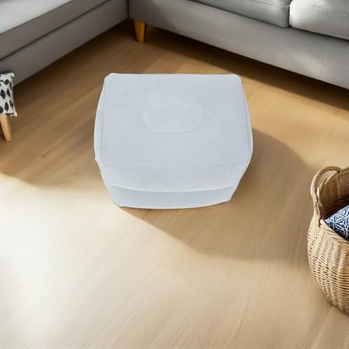Reposapiés inflable Healeved de 2 capas compresible de terciopelo suave 8
