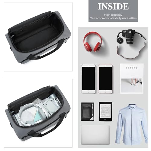 Kono Ryanair 40x20x25 Under The Seat Holdall Cabin Hand Luggage Carry-On Travel Bag 20L (Grey) Kono Ryanair 40x20x25 Under The Seat Holdall Cabin Hand Luggage Carry-On Travel Bag 20L (Grey)