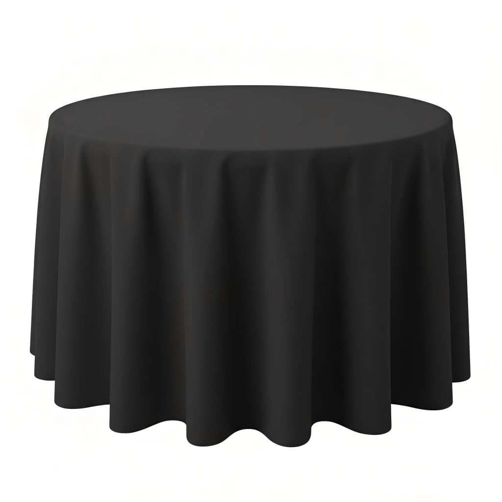 Surmente White Tablecloths - 10 Pack for 8ft Tables -29