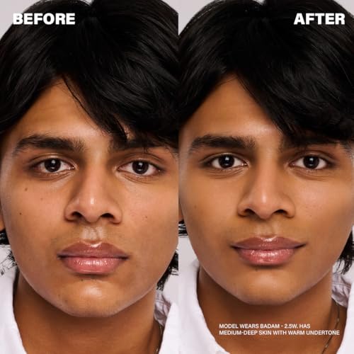 Image of SIMPLYNAM Hydrafit Liquid Concealer | Warm Undertone Concealer for Even Skin Tone | Seamless Skin Finish with Long-Wear Hydration | Marula & Rosehip Oil | Vegan | Badam - 2.5W