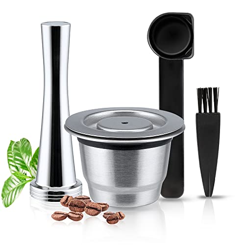 Filtre à capsules de café réutilisable avec inviolable en acier inoxydable pour Lattissima inissia Essenza Cover