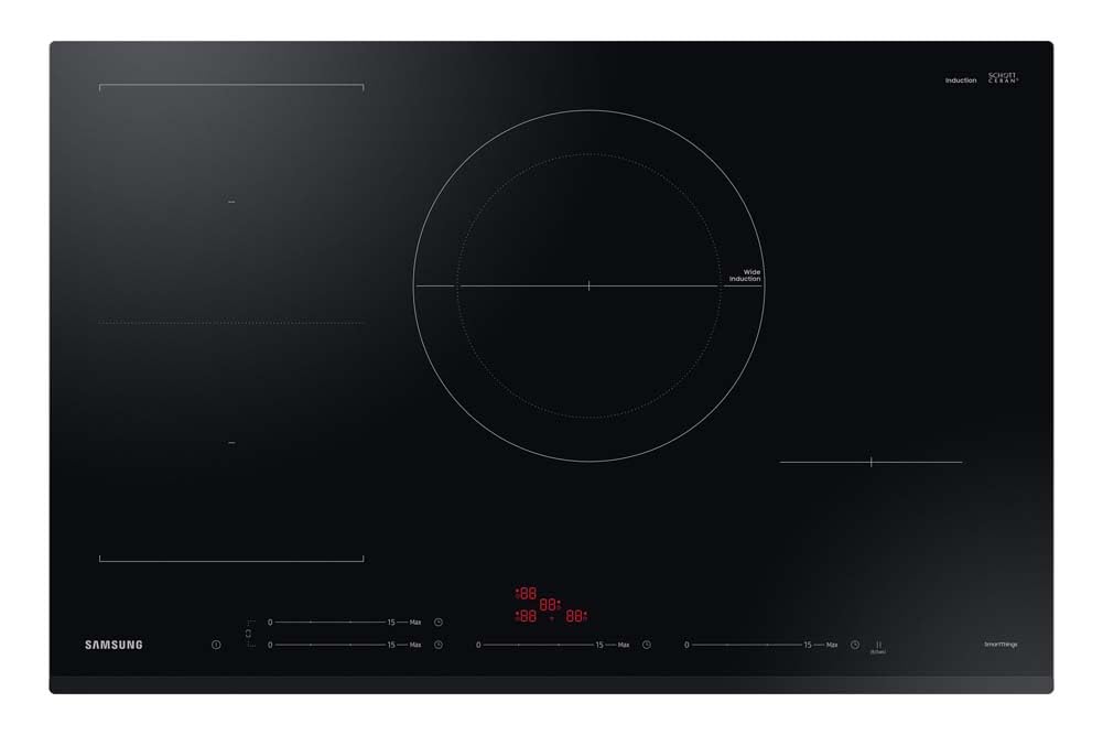 Samsung Series 5 NZ84C5047GK/U1 Slim Fit Induction Hob with Flex Zone, Black