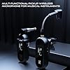 Professional Wireless Saxophone Microphone System | UHF Clip-On Instrument Mic for Sax and Trumpet with Preset For EQ | 100ft Range | Rechargeable Transmitter Receiver Set | (1 to 2) #1