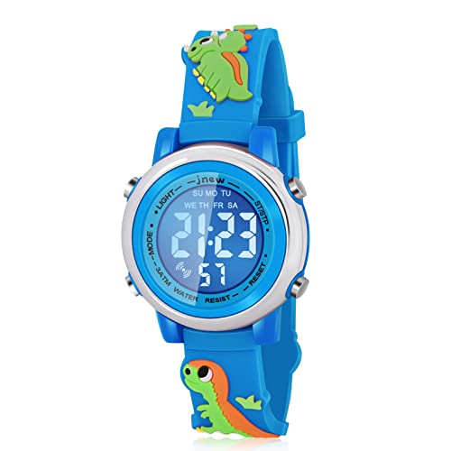 Viposoon Kids Watches with Waterproof Alarm - Dinosaur Gifts for Boys Girls Age 3-10
