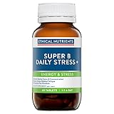Ethical Nutrients Super B Daily Stress + - Reduces Fatigue, Stress, & Helps Maintain Focus & Concentration - 60 Tablets