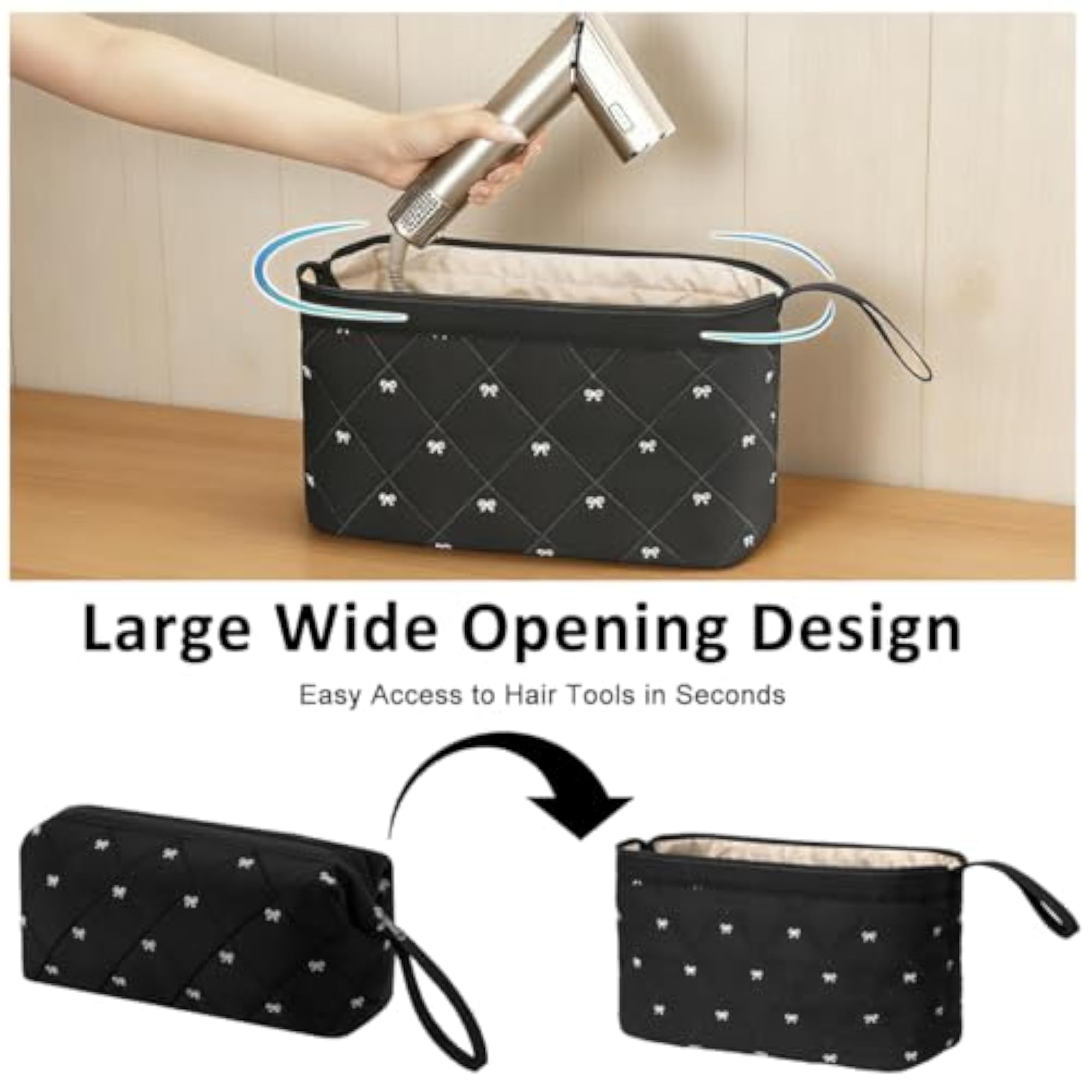 Hair Dryer Storage Bag for Travel