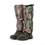 Shophubio Camping Leg Gaiters, Waterproof 3-Layer Nylon...
