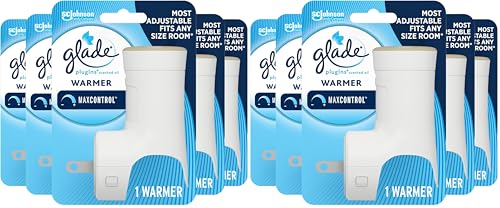 Image of Glade PlugIns Air Freshener Warmer, Scented and Essential Oils for Home and Bathroom, Up to 50 Days on Low Setting, 5 Count (Pack of 2)