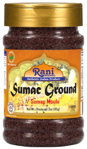 Rani Sumac poudre épice moulue 3oz (85g) naturel, sans sel, végétalien