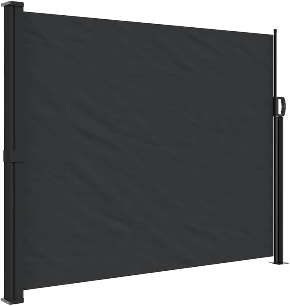 vidaXL retractable side awning retractable side awnings garden privacy screen