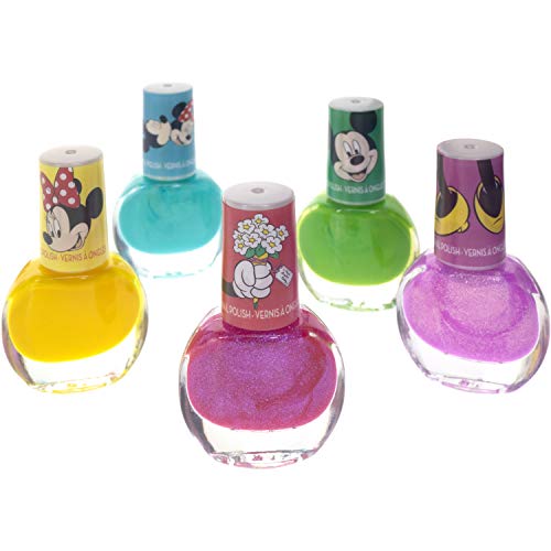 Townley Girl Disney Minnie Mouse Non-Toxic Peel-Off Nail Polish Set For Girls, Glittery And Opaque Colors,18 Pcs|Perfect For Parties Sleepovers Makeovers| Birthday Gift For Girls 3 Yrs+ #TOP7