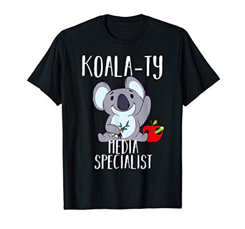 Koala-ty Media Specialist Teacher School Koala Cute T-Shirt