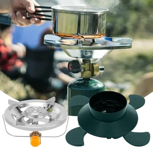 Support pliable pour réchaud de camping réglable pour éviter le basculement des casseroles