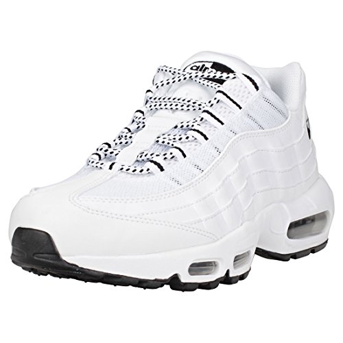Nike Mens Air Max 95 White/Black/Black Running Shoe 13 Men US