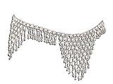 Hüftgürtel aus schwerer Qualität mit Münzen, indischer Stil, als Bauchtanz- Tribal-Dance-oder Bollywood-Accessoire geeignet, filigran gearbeitet, mit Hakenschließe.