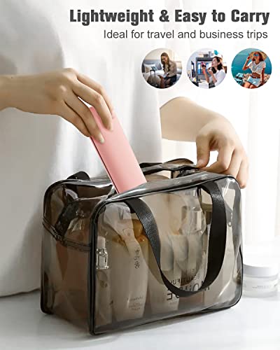 Feryes Large Travel Makeup Brush Holder, Magnetic Anti-Fall Out Silicon Portable Cosmetic Face Brushes Holder, Soft And Sleek Makeup Tools Organizer For Travel- (8.27 * 2.36 * 1.57) #TOP5