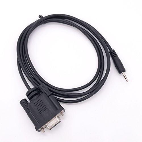 RS232 DB9 Female to Stereo 2.5mm Plug Cable for gluco Meter Radio Programming Cable (DB9#2)