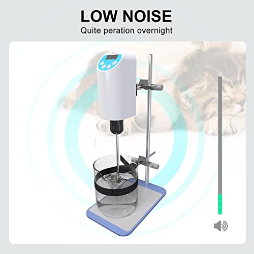 Joanlab Digital Overhead Stirrer Mixer Electric Laboratory Industrial Liquid Mixer Stirring 10,000Mpa.s,10L,100-2000Rpm Adjustable #TOP7
