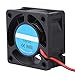 Wentylator chłodzący 12V, DC Czarny wentylator chłodzący Drukarka 3D, 0,15A 12V 40x40x19mm do akcesoriów do drukarek 3D