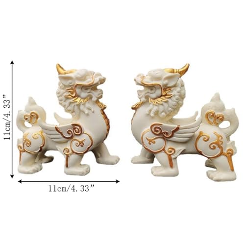 Estatua de Perro Foo Dog para Decoración Hogar miniatura 2
