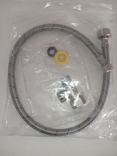 Image of NEO | Non-Electric Toilet Bidet Connection Parts | DIY Installation Kit | Stainless Steel Hose Parts Compatible with Zt Neo