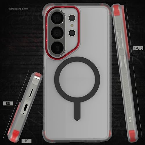 Image of Ghostek Covert Clear S26 Ultra Case MagSafe Compatible with Magnetic Ring, Slim Thin Shockproof Phone Cover Designed for 2026 Samsung Galaxy S26 Ultra (6.9 inch) (Clear)