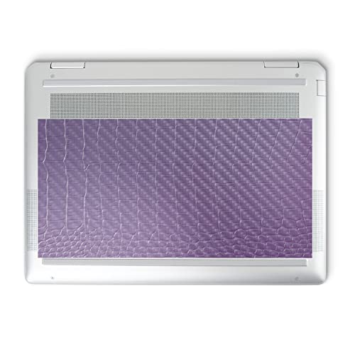 Image of MightySkins Carbon Fiber Skin Compatible with HP Spectre x360 14 inch (2022) Full Wrap Kit - Purple Gator Skin | Protective, Durable Textured Carbon Fiber Finish | Easy to Apply | Made in The USA