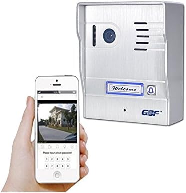 GBF Upgraded Smart Video Doorbell/Door Phone Intercom System Night Vision Weatherproof- HD 1080P Video, Wide Angle, Works with Onvif, Motion Detection, Local or Cloud Storage,
