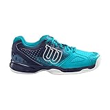 Modelnummer: WRS326670 Wilson Herren KAOS DEVO Carpet Tennisschuhe, blau/hellblau/weiß, 47 1/3 EU