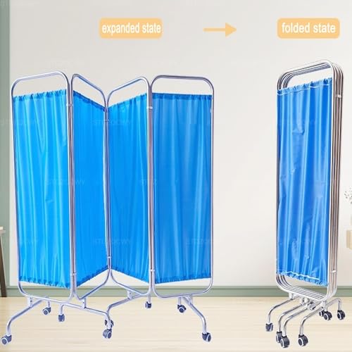 Paravent médical de soins intensifs structure inox durable - 5