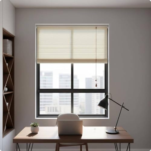 Store en bambou enroulable pour balcon et bureau chaleureux