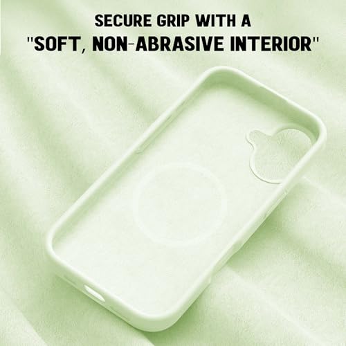 Image of Kratos Soft Silicone Case Cover Compatible with iPhone 16 - Everyday Comfort Protection, Wireless Magnetic Charging Case with Raised Edge Camera & Screen Protection, Shock-Resistant Design