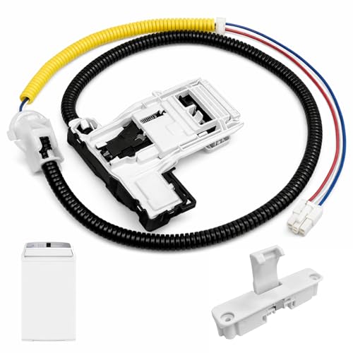 Washer Lid Lock Assembly W11307244 W10682535 & W10837741 Lid Strike Kit Replacement for Whirlpool Kenmore Maytag Amana Crosley W11253733 W10838613 WTW5000DW1 RTW4516FW2 WTW4816FW2 NTW4516FW3