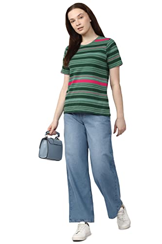 Image of Van Heusen Women's Cotton Regular Fit T-Shirt