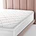 Micropuff - Down Alternative Mattress Pad - Fitted Style - Full Size (54"x75") - Stretches up to 15"!