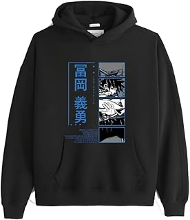 Japanese Anime demon sler nezuko tanjiro inosuke Kanao Giyu Tengen hoodie black 72