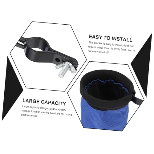 Bolso Porta Baquetas para Batería Azul miniatura 3