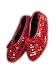 Forum Novelties Child Sequin Shoe Covers, Red