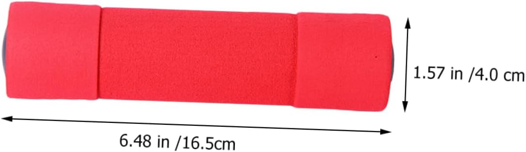 POPETPOP 2pcs Women's Ergonomic Foam Dumbbells for Home Gym Small Arm Weights for Workouts for Toning and Sculpting Easy to Grip for Indoor and Outdoor Exercise