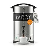 Sommertal Gastro Kaffeemaschine 15L / 100 Tassen | Filterkaffeemaschine groß mit Warmhaltefunktion & Wasserstandsanzeige | Kaffeeurne mit Beschriftungsfeld für Büro, Catering & Events | Kaffeekocher