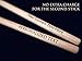 Custom Drum Sticks, Drummer Gifts, Personalized Drum Sticks for Drummer, Musician, Drummer Graduation Gift, Drummer Gift Ideas for Boyfriend, Husband, 1 Pair Hickory
