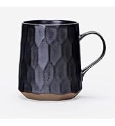 globe faith Personalized Handmade Coffee Cup Ceramic, Insulated Vintage Clay Coffee Mug Employee ...