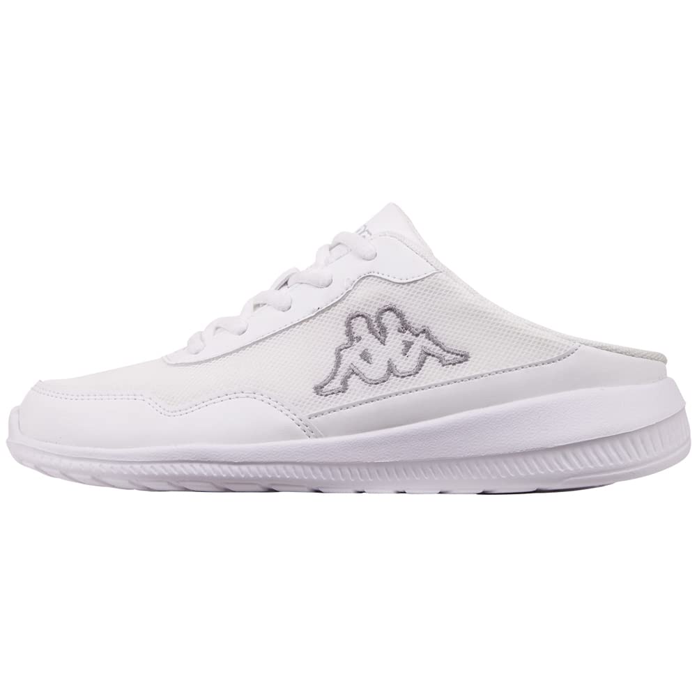 Kappa Deutschland Unisex Style Code: 243257 Follow NH Trainers, White/L'Grey, 40 EU, White L Grey, 8 UK