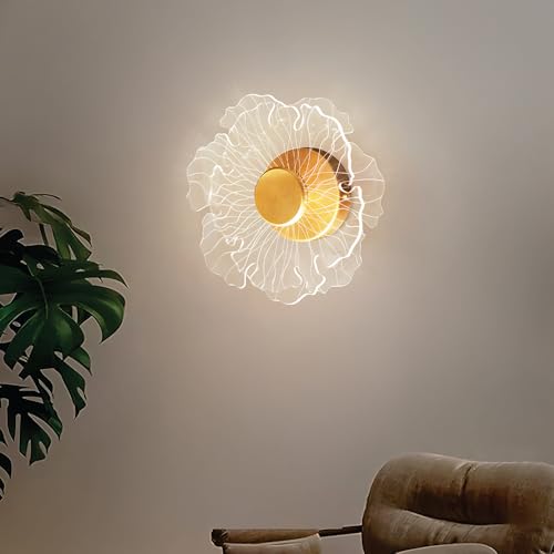 Image of Spiral Gride Glow 3-in-1 LED Wall Light | (Glowing Circular 3-in-1 LED Wall Light, Pack 1) (Flora Glow Wall Light, Pack of 1) (Flora Glow Wall Light, Pack of 2)