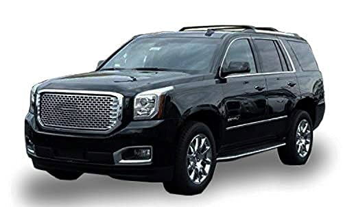 Image of Black Horse Off Road Black Aluminum OEM Replica Cross Bar Compatible with 15-20 Tahoe /Yukon /Yukon XL /Suburban /Escalade /Escalade ESV