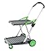 Clax Cart Mobile Folding Shopping Cart with Storage Crate