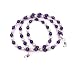 Acrylic Pearl Bead Beaded Eyeglass Chain Holder Sunglass Strap Holder Eyewear Retainer Lanyard Cord for Women (Purple)